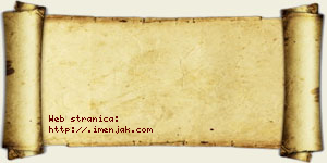 Jovanka Jaglikić vizit kartica